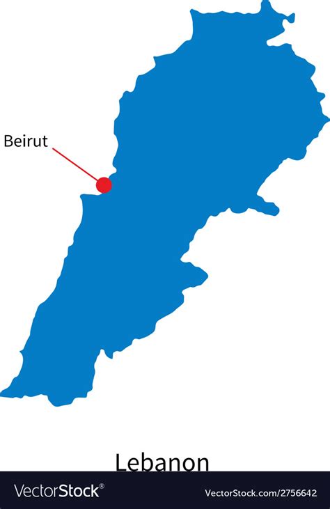 capital city of lebanon|Beirut Map .